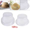 10Pcs Top Hat Rack Inner Support Wide Brim Hat stands for Store Home. 