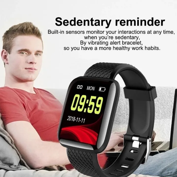 Timack%C2%AE%20116PLUS%201.44"%20Smartwatch%20Men%20Women%20Bluetooth%204.0%20Sports%20Watch%20Watch%20Waterproof%20Smart%20Watch%20for%20Android%20IOS%20-%20Image%206