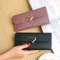 Women Long Wallets Purses Luxury Love Heart Wallets for Ladies Girl Money Pocket Card Holder Female Wallets Phone Clutch Bag. 