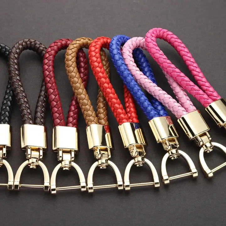 Hand%20Woven%20Leather%20KeyChain%20Detachable%20Metal%20360%20Degree%20Rotating%20Horseshoe%20Buckle%20Braided%20Moto%20Car%20Key%20Chain%20For%20Men%20Gift%20K394%20-%20Image%205