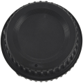 3X Black Plastic Camera Cover + Rear Lens Cap for Nikon Digital SLR. 