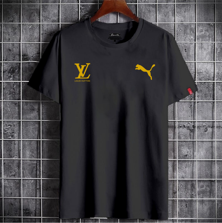 Daraz New Black Desing Soft & Comfortable T-shirt For Men