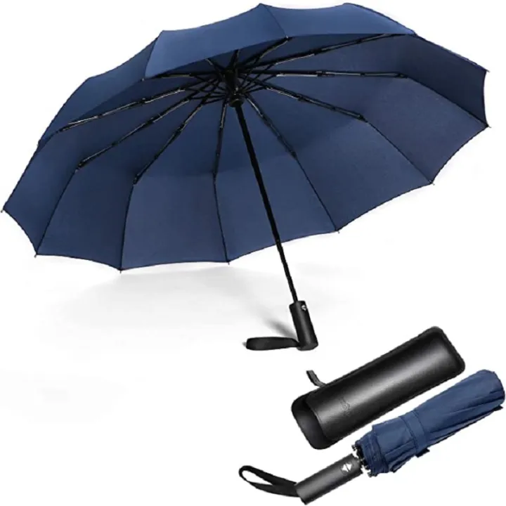 12%20Ribs%20Folding%20Umbrella%20Windproof%20Compact%20Travel,Auto%20Open/Close%20Large%20Rain%20Umbrellas%20W/Polyester%20Coating,%20Ergonomic%20Handle%20FRE%20-%20Image%207