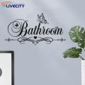 Window Clings Self Adhesive Butterfly Wall Sticker Bathroom Door Sign Decor. 