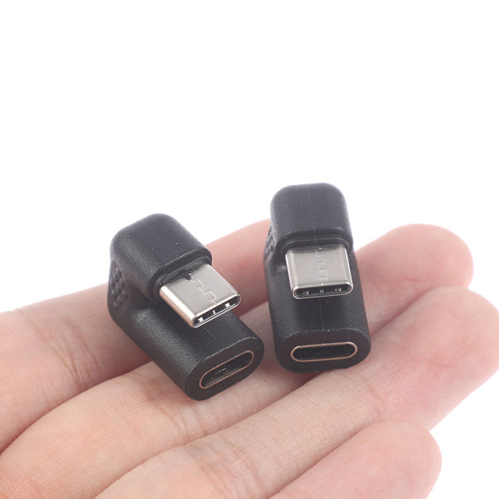 180%20Degree%20Right%20Angle%20USB%203.1%20Type%20C%20Male%20To%20Female%20USB-C%20Converter%20Adapter%20Hudduo%20-%20Image%203