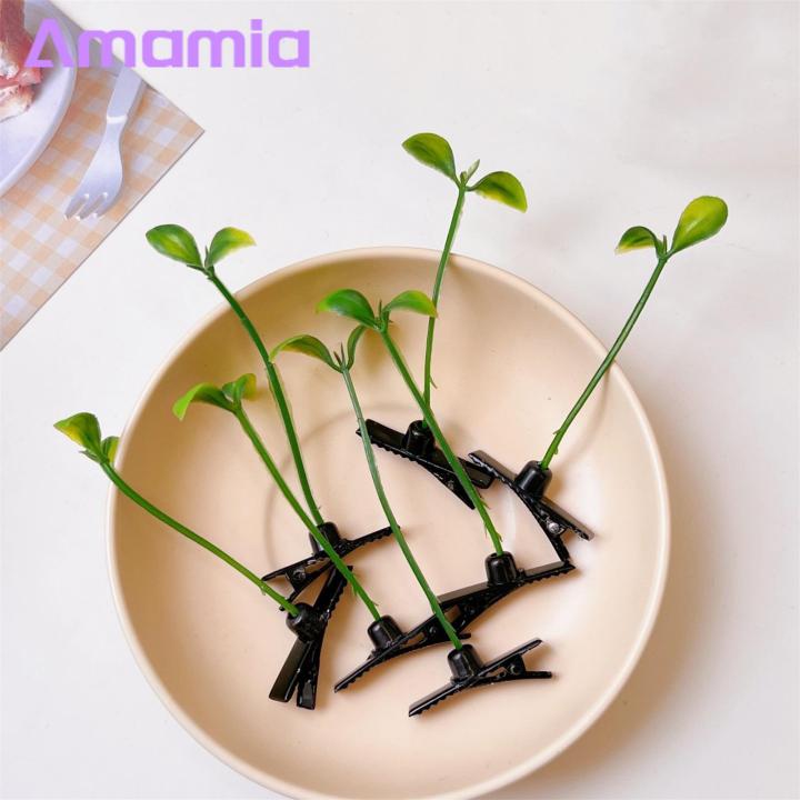 Amamia%20Hair%20Grip%20Wear-resistant%20Cute%20Bean%20Sprout%20Flower%20Hair%20Clip%20Barrette%20-%20Image%206