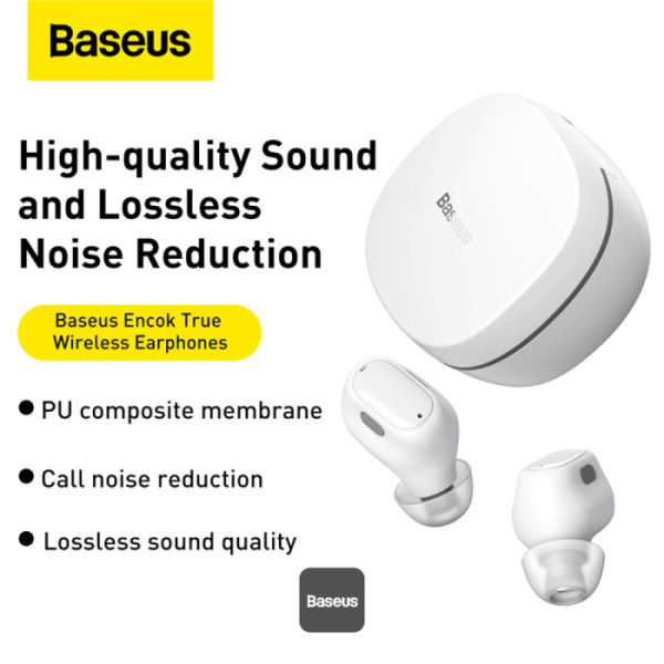 Baseus WM01 TWS Bluetooth Earbuds Encok True Wireless Earphones