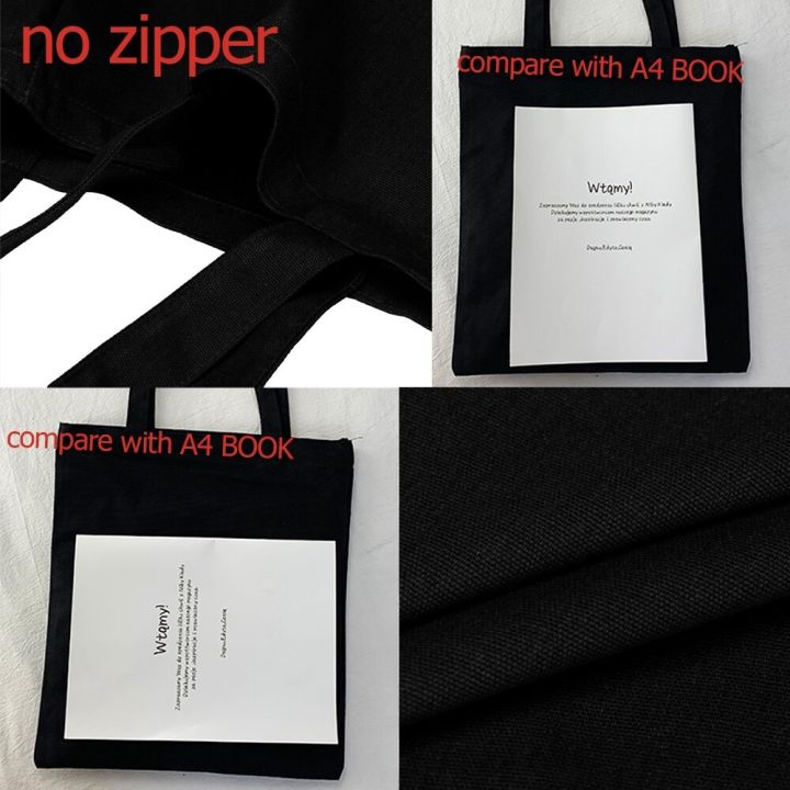 %E3%80%90Good-Love%20Store%E3%80%91%EF%BC%88NEW%EF%BC%89Aesthetic%20Art%20Canvas%20Tote%20Bag%20Pic%20Print%20Storage%20Bags%20Black%20Bags%20-%20Image%204