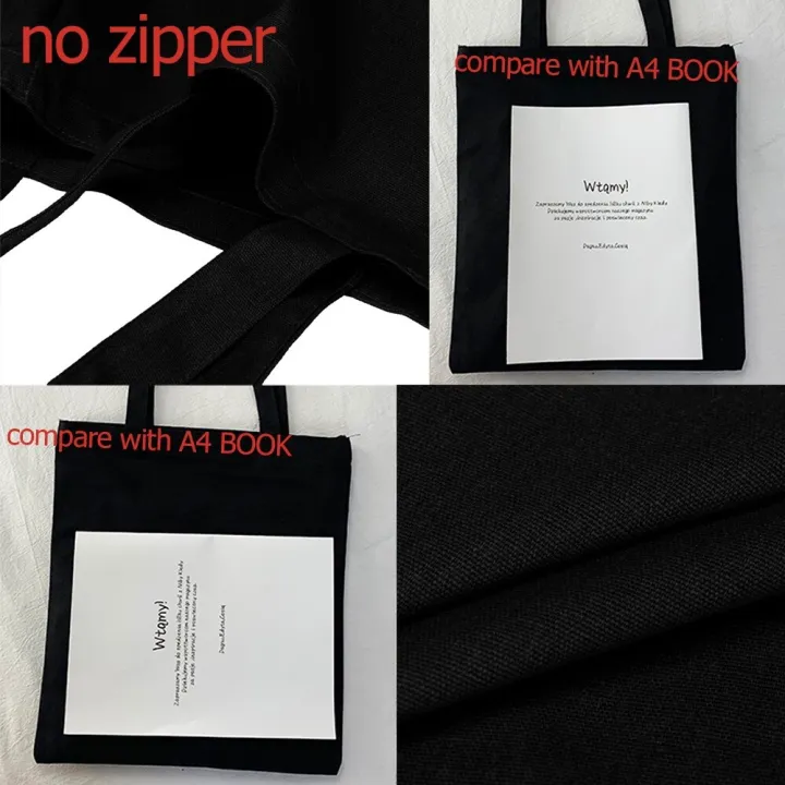 %E3%80%90Aesth%20Diary%20Store%E3%80%91%EF%BC%88NEW%EF%BC%89Aesthetic%20Art%20Canvas%20Tote%20Bag%20Aesthetic%20Bags%20Student%20Black%20Tote%20Bags%20-%20Image%204
