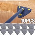 10PCS Triangle Microfiber Cloth Dust Mop Replacement Head Pads Large Glass Cleaning Microfiber Sweeping Rags Floor Clean Tool. 