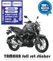 YAMAHA bike all sticker | bike modify sticker | YAMAHA FZS V3 sticker | Bike full set Sticker- ( Waterproof & Premium quality) | customize sticker | custom sticker for bike..car modified sticker for bike.