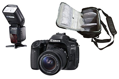 Canon DSLR Camera EOS 80D 24.2 Megapixel APS-C CMOS Sensor Dual Pixel AF Only Body