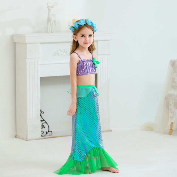 Mermaid%20Dress%20for%20Girl%20Ariel%20Prom%20Princess%20Costumes%20Cosplay%20Dress%20for%20Kids%20Girls%20Birthday%20Party%20Dress%20Up%20Gown%20Halloween%20Clothing%20-%20Image%206