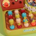 4 IN1 Baby Montessori Toys Pull Carrot Whac-A-Mole Whack-a-mole Toy Toddler Fishing Feeding Animal Theme Knocking Game Luhuai CVC. 