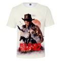 Popular game T-shirt Red Dead Redemption 2 3D print streetwear men women o-neck T shirt hip hop tops causal fashion clothing.