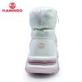 FLAMINGO Winter Wool Keep Warm Shoes Anti-slip Children High Quality Snow Boots for Girl Size 23-28.