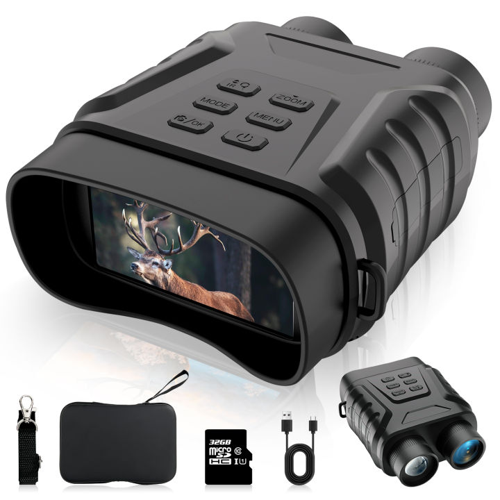 NV8150 Night Vision Device 8X Zoom Digital Tactical Hand Binocular Digital HD 4K Infrared 1080P Night Vision Device Telescope