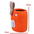 NYT Usb Baby Bottle Warmer Portable Safety Warmer Infant Feeding Bottle Heated Cover Thermostat Heater Available For Mobile/Car/Plug Charging. 