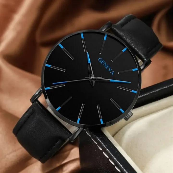 5pc%20Black%20Classic%20Quartz%20Watch%20Men%20Dial%20Watch%20Fashion%20Round%20Quartz%20Simple%20Casual%20Watch%20For%20Sports%20Leather%20Bracelet%20-%20Image%206
