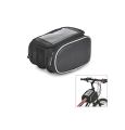 Rainproof Bicycle Front Bag Pannier MTB Bike Top Tube Pouch Touch Screen Cycling Handlebar Frame Case 6.5in Phone Holder Support Bicycle Bag Bicycle Accessories.