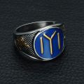 Stainless Steel Middle East Turkish Kayi Ertugrul Ring Letter Y Ring Titanium Steel Jewelry Man Rings. 