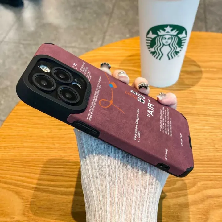 Luxury%20AIR%20Sneake%20suede%20soft%20leather%20label%20phone%20case%20for%20iphone%2015%2014%2012%2013%2011%2014%20Pro%20Max%20X%20Lens%20protect%20Anti-drop%20Armour%20cover%20-%20Image%207