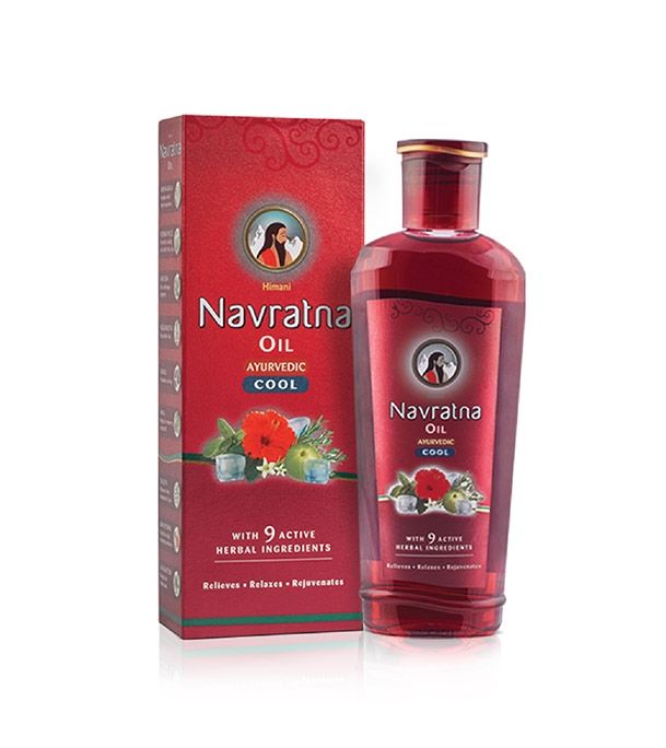 Navaratna Ayurvedic Cool Hair Oil - 90ml (Indian)