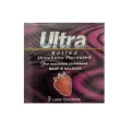 Ultra Dotted Strawberry Flavoured Condom - 3pcs Pack (Malaysia). 
