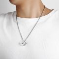 Fashion New Necklace Men Punk Trendy Simple Stainless Steel Jewellery Gift. 