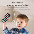 New Children's Educational Toys Mobile Phone Simulation Music Touch Screen Phone Baby English Early Childhood Toys Voice Toys. 