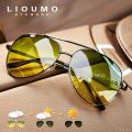 Fashion Pilot Sunglasses For Men Polarized Photochromic Day Night Driving Glasses Women Chameleon Goggles Unisex sonnenbrille.