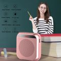Gosear 5W 2400mAh Voice Amplifier Multifunctional Portable Personal Voice Speaker with Microphone Display for Teachers Speech.