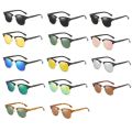 Classic Semi-Rimless Sunglasses Men's Women 2021 Square Polarized Sun glasses Men Oculos De Sol Gafas UV400 Retro Eyewear.