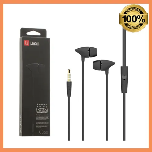UiiSii%20C100%20In-ear%20Earphone%20with%20MIC%20-%20Black%20-%20Image%202