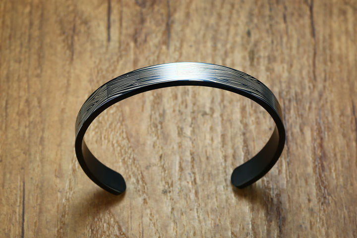 Factory%20Cross%20Border%20Titanium%20Steel%20Jewelry%20Stainless%20Steel%20Men's%20Open%20Bracelet%20Laser%20Diagram%20Jewelry%20Wholesale%20B-251%20-%20Image%204