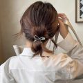 1/2Pcs Y2K Metal Pearl Bow Hairpin Fashion Design Hair Clip for Girls Female Hair Accessories.