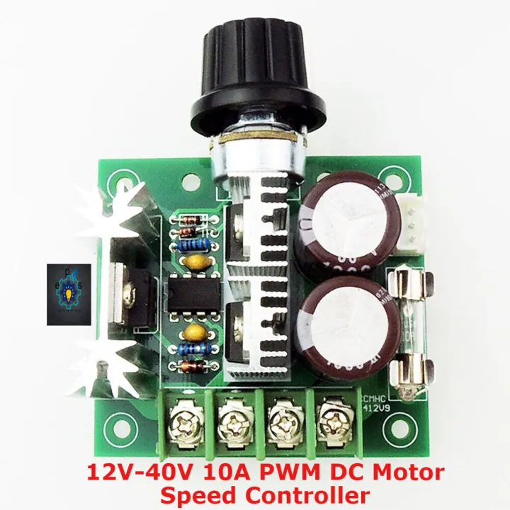 12V-40V 10A PWM DC Motor Speed Controller CVT Speed Switch Module ...