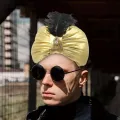 Arab India Pleated Turban Hair Cover Headwear Scarf Men Sultan Costume Twisted Pleated Fashion Funny Party Hats Soft Hijab Cap. 