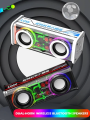 V8 Mecha Transparent RGB Light Bluetooth Speaker - Portable Wireless 5.0 Sound. 