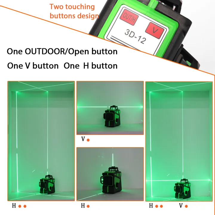 KOGEEK%20Multifunctional%203D%2012%20Lines%20Level%20Tool%20Vertical%20Horizontal%20Lines%20with%20Self-leveling%20Function%20-%20Image%205