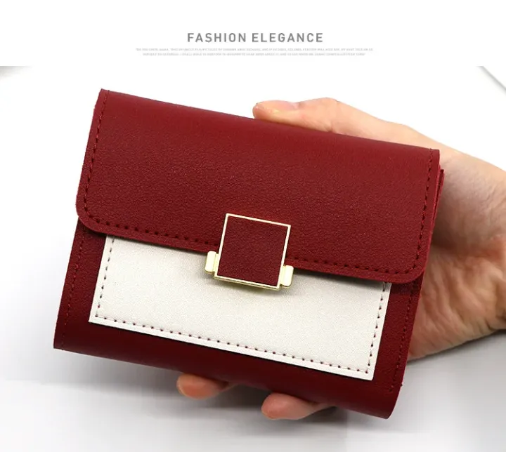 Ladies%20clutch%20purse%20Mini%20Wallet%20For%20Women%20Card%20Holder%20Short%20PU%20Leather%20Bags%20Short%20Small%20Coin%20Keeper%20for%20Girls%20-%20Image%209