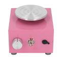 Kids Pottery Machine, Mini Pottery Wheel Compact Size 100-240V for Kids. 
