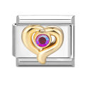 Shiny Colorful Zircon Love Heart Crown Star Accessory Fit 9mm Italian Charm Links Bracelet Stainless Steel DIY Making Gifts.