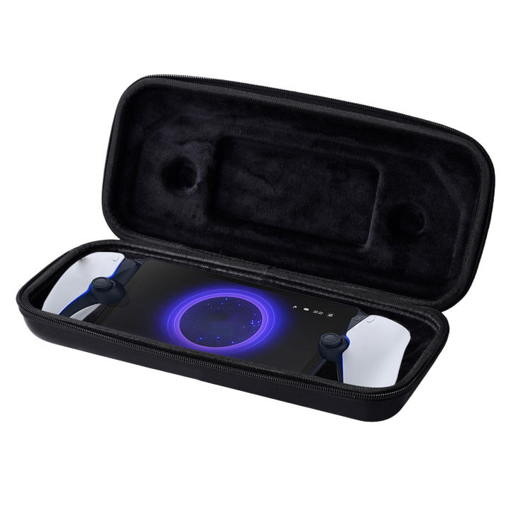 Qiunery%20Portable%20Storage%20Case%20EVA%20Hard%20Shell%20Shock-Proof%20Protective%20Case%20Storage%20Bag%20With%20Handle%20Travel%20Carrying%20Case%20Compatible%20For%20PS5%20Portal%20Game%20Console%20Accessories%20-%20Image%202