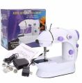5 in 1 Mini Sewing Machine Dual Speed Portable Mini Electric Pedal Double Threads Rewind Swing Machine.