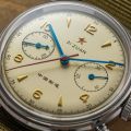 RED STAR 40mm 38mm 1963 Chronograph Men Mechanical Watches Sapphire with seagull ST1901 Movement With Gooseneck Mens Watch.