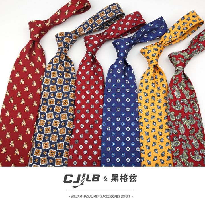 Linbaiway%209cm%20Men%20Paisley%20Floral%20Printed%20Neck%20Ties%20Classic%20Tie%20for%20Mens%20Wedding%20Dress%20Party%20Business%20Neckties%20Gravatas%20Cravat%20-%20Image%204