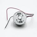 RF-300CA DC 1.5V 3V 3.7V 5V 6V 5200RPM Low Current Mute Mini 24mm Round Spindle Motor DIY Solar Power Hobby Toy Fan Model. 
