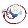 12V Stepper Motor 12V 28BYJ-48 4 Phase 5 Wires Programmable Small Reduction Gear Stepper Motor Compatible With Arduino DIY 3D Printer Parts 12V Gear Motor. 