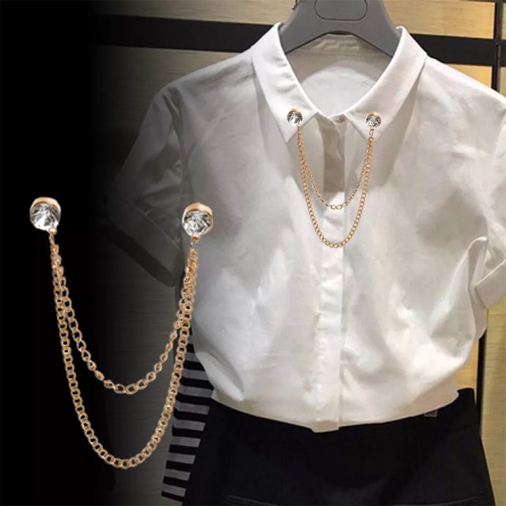 Silver%20White%20Stone%20%20Chain%20Brooches%20Shirt%20&%20Suit%20Collar%20-%20Image%202